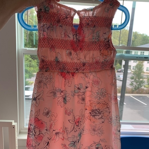 Epic Threads Peach Floral Dress, Size 4T - Picture 3 of 8